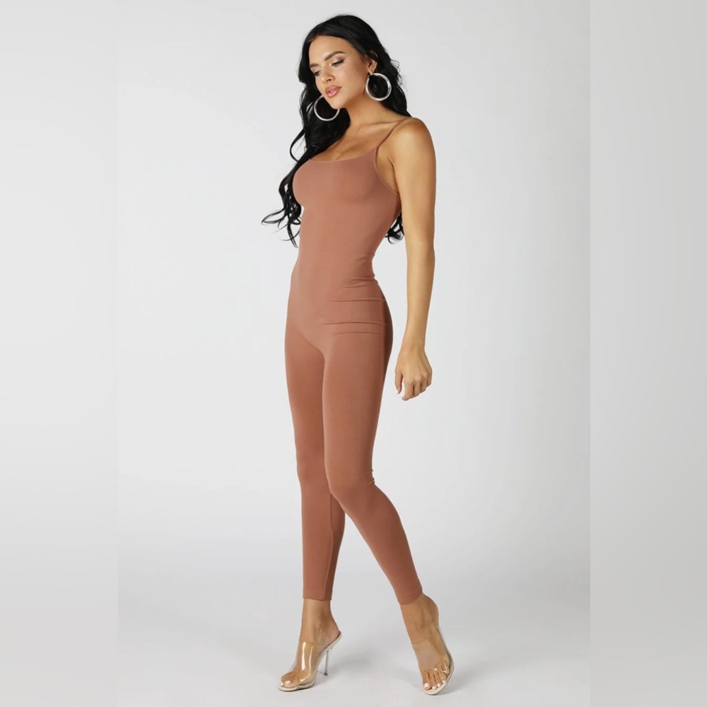 Cognac Catsuit Seamless NwT